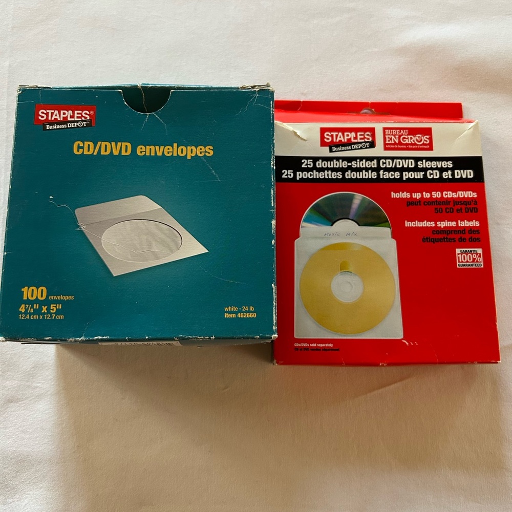 🔥5 for $20 - CD/DVD Sleeves & envelopes